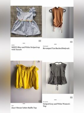 Bundle of 4 tops - Size M
